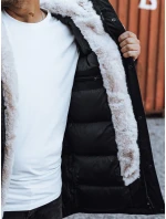 Pánská zimní bunda parka s kapucí černá FashionStreet TX4933
