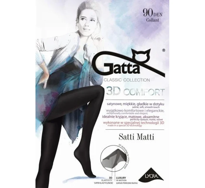 Dámské punčochové kalhoty Gatta Satti Matti 90 den Dámské punčochové kalhoty Gatta Satti Matti 90 den