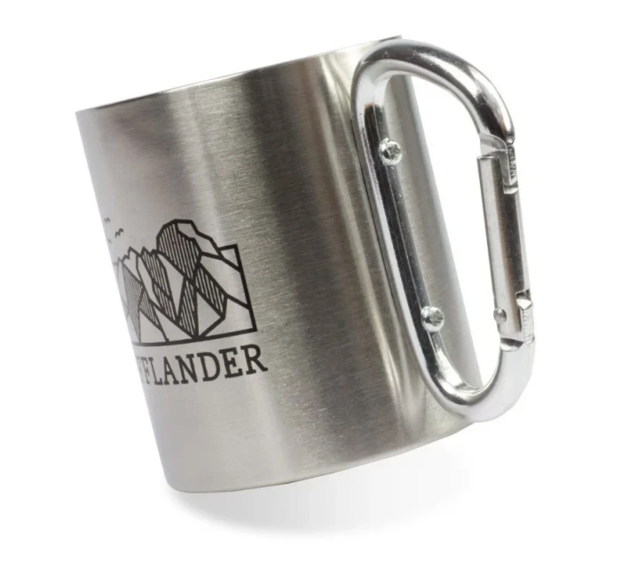 Kempinkový kelímek Offlander s karabinou ocel OFF_CACC_03