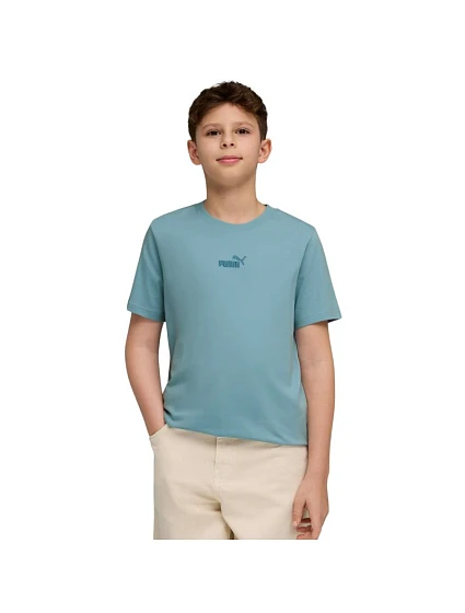 Puma ESS Small No.1 Logo Centered Tee modrá 692975 47 dětské tričko