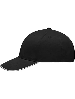 MB  6 panelová sandwich kšiltovka 03. black/white model 22495828 - Daiber