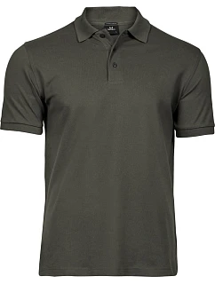 TJ Pánské luxusní těžké strečové piqué polo 18. deep green model 22500965 - Tee Jays