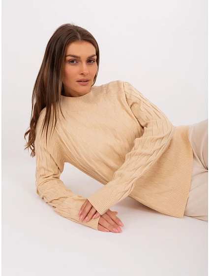 Sweter AT SW model 18884740 beżowy - FPrice
