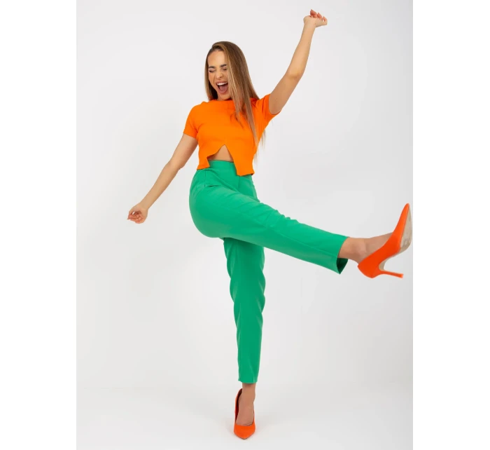 Kalhoty BR SP model 17459666 zelená - FPrice Kalhoty BR SP model 17459666 zelená - FPrice