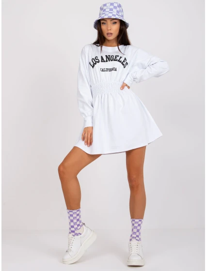 Sukienka DHJ SK model 20961807 biały - FPrice Sukienka DHJ SK model 20961807 biały - FPrice