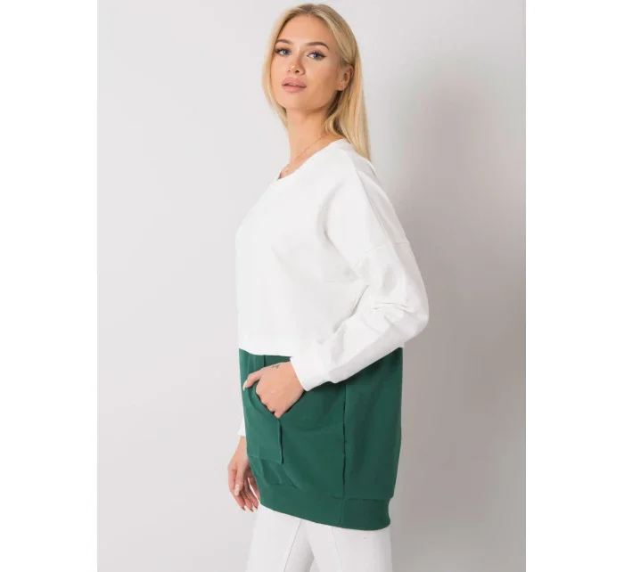 Halenka RV BL 7197.89P bílá zelená