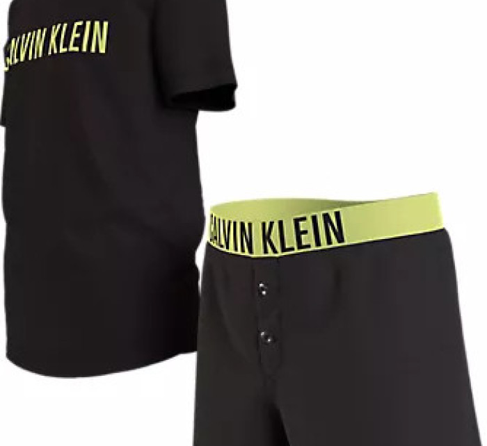 Spodní prádlo Chlapecké pyžamo KNIT PJ SET (SS+SHORT) B70B7004770SA - Calvin Klein