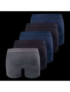 Pánské boxerky RAVOR 5PACK černo-modré mix - Martes