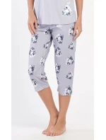 Dámské pyžamo kapri Polar model 20711954 - Vienetta Dámské pyžamo kapri Polar model 20711954 - Vienetta