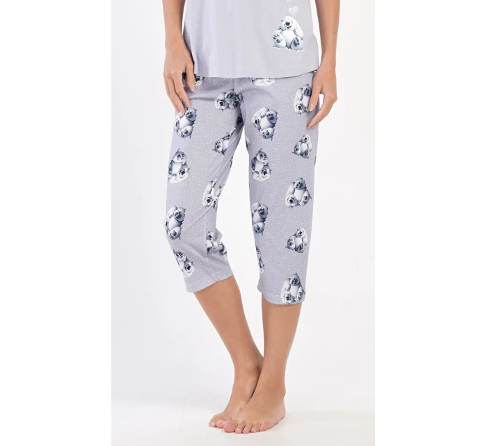Dámské pyžamo kapri Polar model 20711954 - Vienetta Dámské pyžamo kapri Polar model 20711954 - Vienetta