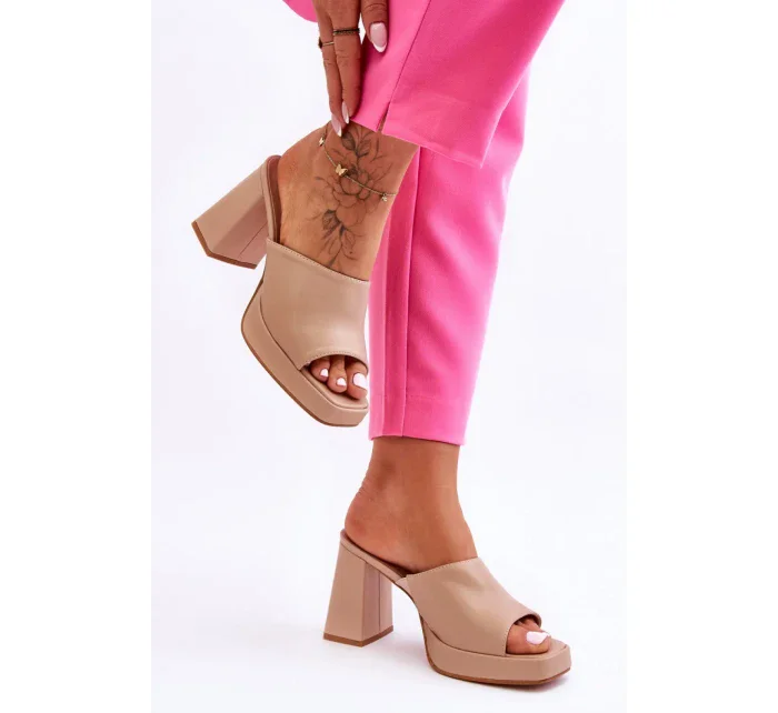 Pantofle model 181070 Step in style Pantofle model 181070 Step in style