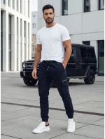 Pánské bojové kalhoty námořnická modř Dstreet model 21973205 - FashionStreet