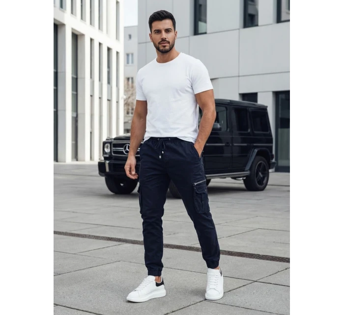 Pánské bojové kalhoty námořnická modř Dstreet model 21973205 - FashionStreet