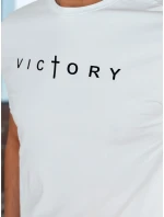 Pánské tričko s potiskem bílé model 21987944 - Dstreet Pánské tričko s potiskem bílé model 21987944 - Dstreet