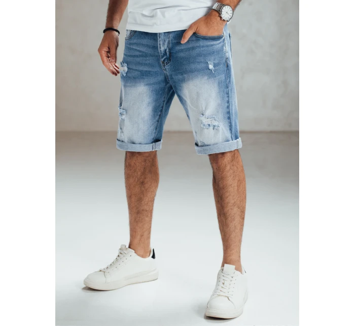 Pánské modré džínové šortky FashionStreet SX2560