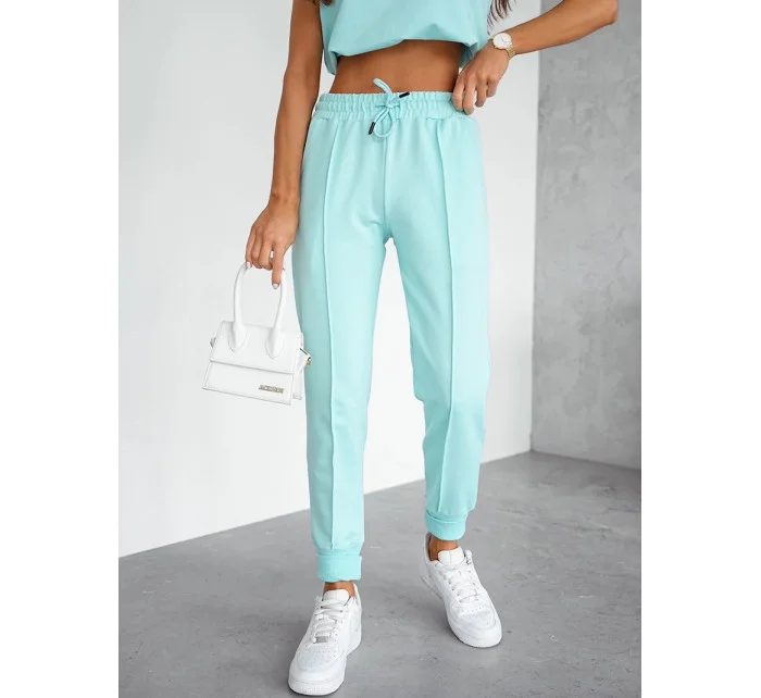 Dámský bavlněný dvoudílný komplet v tyrkysové barvě model 21056401 - Moon