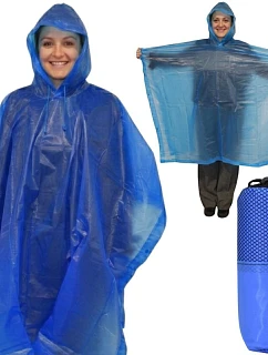 PLÁŠTĚNKA PONČO MODRÁ REDCLIFFS