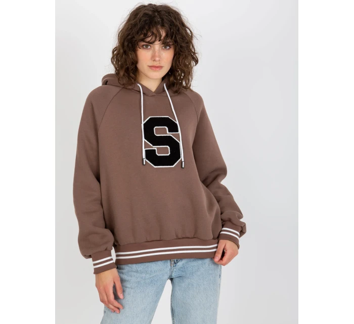 Mikina RV BL 8372.04P hnědá