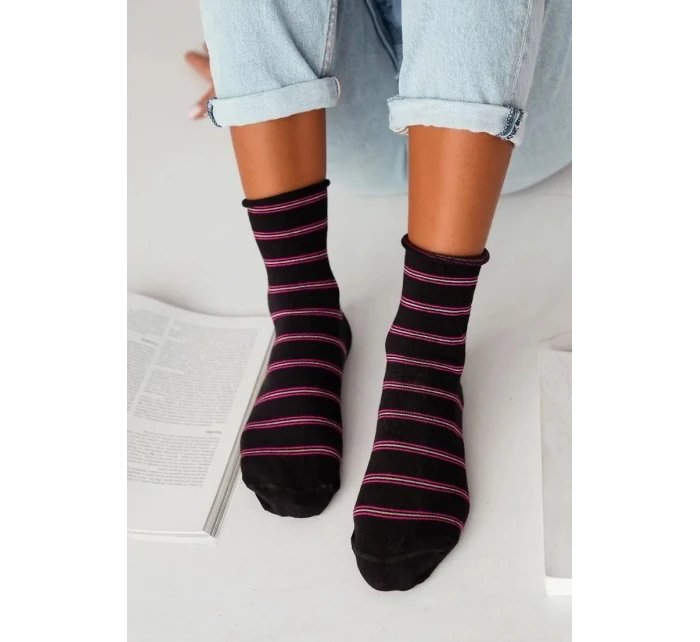 Dámské ponožky 0200-162 pruhované - Milena