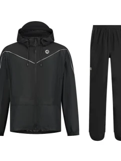 Rogelli Essential souprava do deště černá.3XL