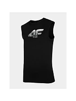 Pánské tričko bez rukávů 4F 4FWSS26TSLEM357-20S