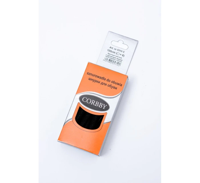 Černá Voskovaná Hrubá Šněrovadla Corbby