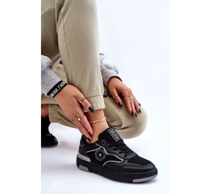 Dámská sportovní obuv Big Star LL274443 Černá a šedá Dámská sportovní obuv Big Star LL274443 Černá a šedá