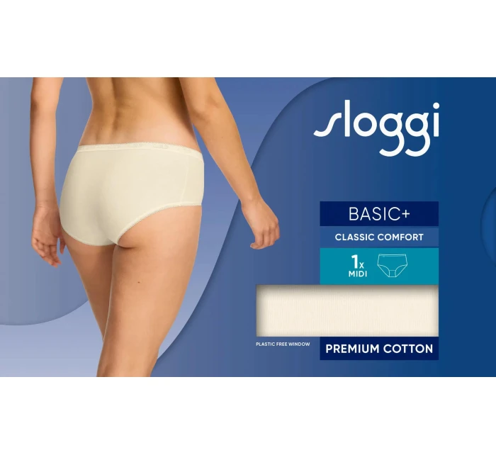 sloggi Basic+ Midi - YELLOW - SLOGGI YELLOW - SLOGGI