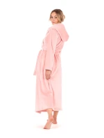 Dámský župan Flora s kapucí 3956 3050 růžová perla - Vestis Dámský župan Flora s kapucí 3956 3050 růžová perla - Vestis