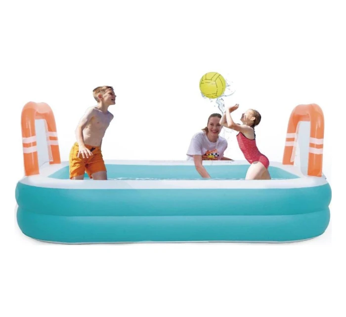 2-rodinná zaoblená radiální umyvadla s tyčemi 258x170x50 cm 51471