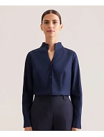 Blouse Slim LSL Popelínová halenka s dlouhým rukávem navy model 22501088 - Seidensticker Blouse Slim LSL Popelínová halenka s dlouhým rukávem navy model 22501088 - Seidensticker