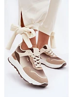 Dámské tenisky na platformě Hnědé model 22099924 - Boto Dámské tenisky na platformě Hnědé model 22099924 - Boto