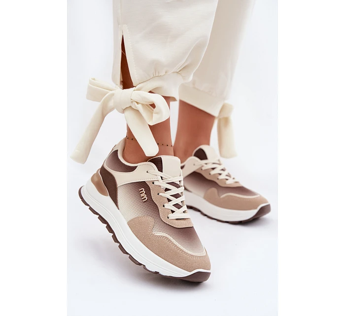 Dámské tenisky na platformě Hnědé model 22099924 - Boto Dámské tenisky na platformě Hnědé model 22099924 - Boto