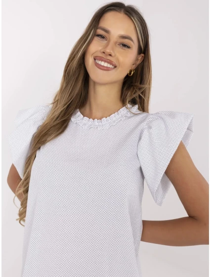 Sukienka LK SK  biało czarny model 21156181 - FPrice