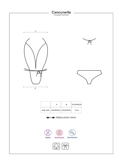 jednodílné plavky leopardí  model 18422165 - Obsessive