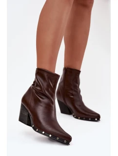 Boty na podpatku  model 217498 Step in style