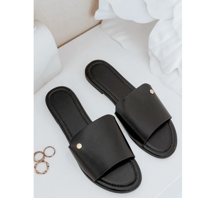 Dámské žabky CHICBASE black FashionStreet ZY0939 Dámské žabky CHICBASE black FashionStreet ZY0939