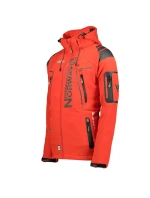 Geographical Norway pánská sportovní bunda Techno MEN 056 BS3 s nastavitelnou kapucí nepromokavá červená (WU1060H/GN) pánské