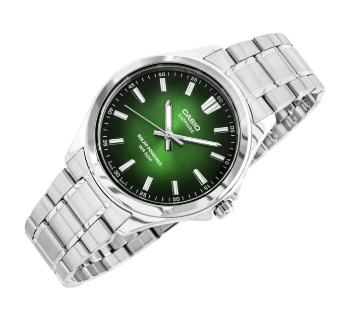 Pánské solární hodinky CASIO MTS-RS100D-3AVDF + krabice Pánské solární hodinky CASIO MTS-RS100D-3AVDF + krabice