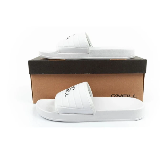 O'neill women's sports flip-flops Kelso Slider comfortable pantofle white dámské