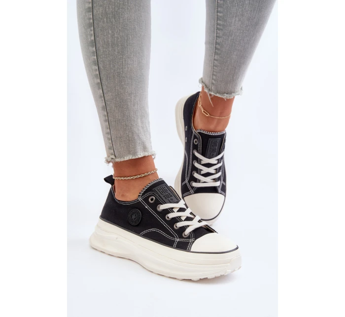 Dámské tenisky na masivní podrážce Big Star model 21653751 Černé - Big Star Shoes Dámské tenisky na masivní podrážce Big Star model 21653751 Černé - Big Star Shoes