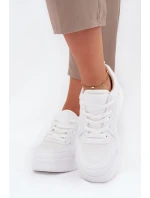 Dámské Tenisky Na Platformě Big Star SS274590 HI-POLY SYSTEM Bílé Dámské Tenisky Na Platformě Big Star SS274590 HI-POLY SYSTEM Bílé