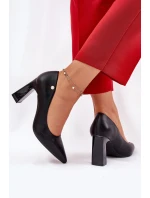 Elegantní Lodičky Na  Černé model 21692751 - VINCEZA