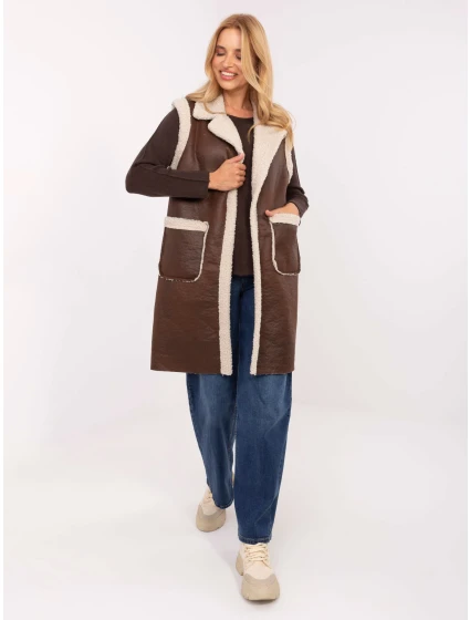 Kamizelka IT KZ model 21309901 brązowy - FPrice Kamizelka IT KZ model 21309901 brązowy - FPrice