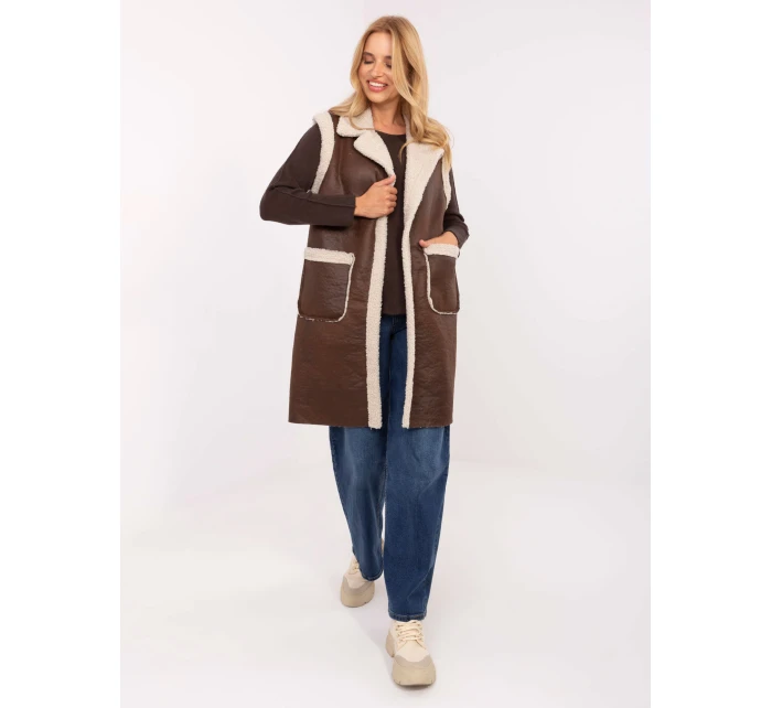 Kamizelka IT KZ model 21309901 brązowy - FPrice Kamizelka IT KZ model 21309901 brązowy - FPrice