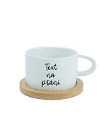 TEXT NA PŘÁNÍ - bílý keramický hrníček Makronka 200 ml TEXT NA PŘÁNÍ - bílý keramický hrníček Makronka 200 ml