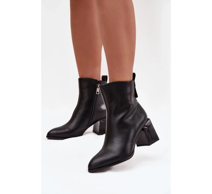 Boty na podpatku  model 222517 Step in style