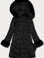 Černá dámská prošívaná bunda model 21247361 - J.STYLE