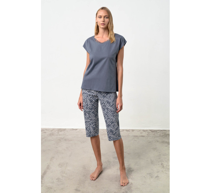 Vamp - Dvoudílné dámské pyžamo – Perla 18007 - Vamp