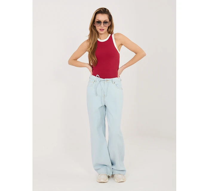 Spodnie model 22041086 jasny niebieski - FPrice Spodnie model 22041086 jasny niebieski - FPrice